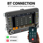 Car MP5 Player Phone Connectivity Bluetooth Reversing Camera for Volkswagen, F9071W 7 inch