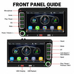 Car MP5 Player Phone Connectivity Bluetooth Reversing Camera for Volkswagen, F9071W 7 inch