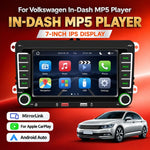 Car MP5 Player Phone Connectivity Bluetooth Reversing Camera for Volkswagen, F9071W 7 inch