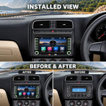 Car MP5 Player Phone Connectivity Bluetooth Reversing Camera for Volkswagen, F9071W 7 inch