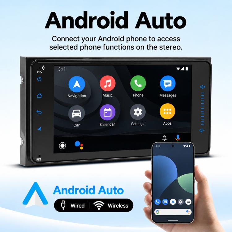 7 inch Full Touch Car MP5 Player Wireless Central Control Smart Screen for Toyota Corolla, Full Touch