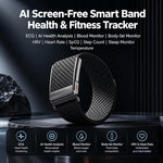 E910 Screenless ECG Fitness Tracker Health Band, Support Heart Rate Monitoring / Menstrual Period Reminder / Stress Monitoring, Dual Straps