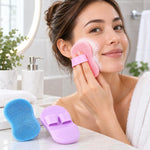 Mini Finger Face Brush Silicone Facial Cleansing Brush Portable Face Scrubber Brush