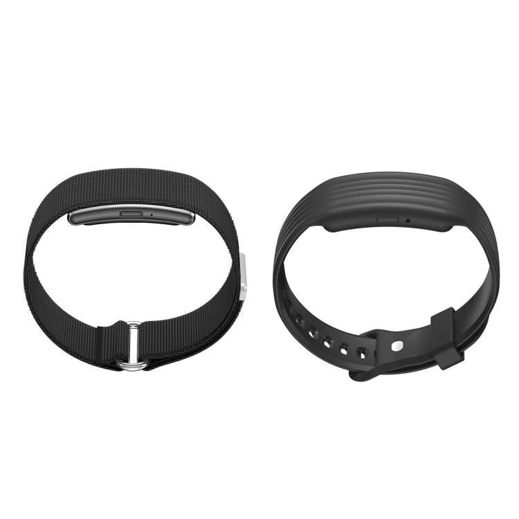 HT51 Screenless Fitness Tracker Band, Support Heart Rate / Sleep Monitoring, Dual Straps