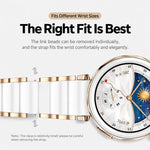 xDfind True Ceramic Stainless Steel Watch Band, For Huawei Watch GT 7 41mm / GT 6 41mm