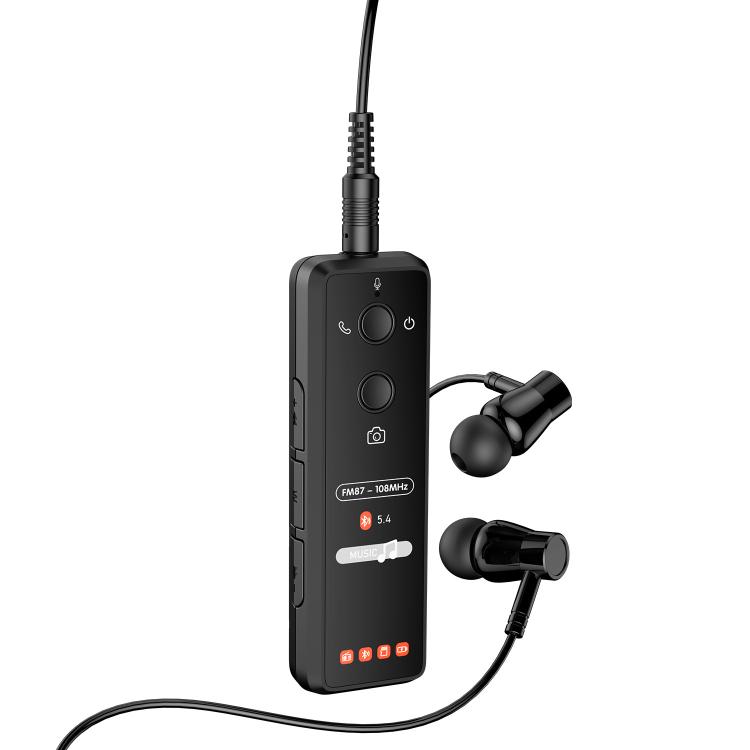 C23 Portable Clip-on Mini Bluetooth Radio MP3 Player with 3.5mm Earphone