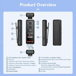 C23 Portable Clip-on Mini Bluetooth Radio MP3 Player with 3.5mm Earphone