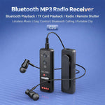 C23 Portable Clip-on Mini Bluetooth Radio MP3 Player with 3.5mm Earphone