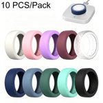 XDcase 10 PCS/Pack For Oura Ring 5 Silicone Protective Case, S 6-9, M 10-13