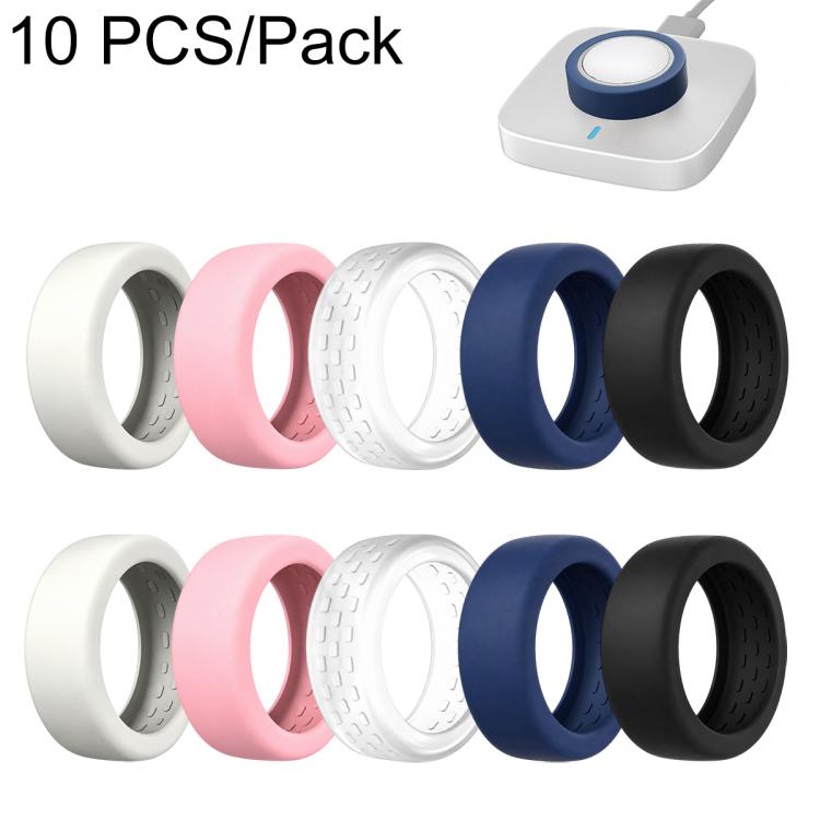 XDcase 10 PCS/Pack Silicone Protective Case for Oura Ring 4 / Gen3 / Galaxy Ring / Ultrahuman Ring AIR, S 6-9, M 10-13