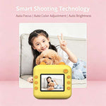 A22 2.4 inch HD IPS Screen Kids Instant Print Camera, Support Video Recording, Includes a roll of Photographic Paper