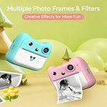 A25 2.4-inch IPS HD Instant Print Camera, Support Time-lapse photography / Recording