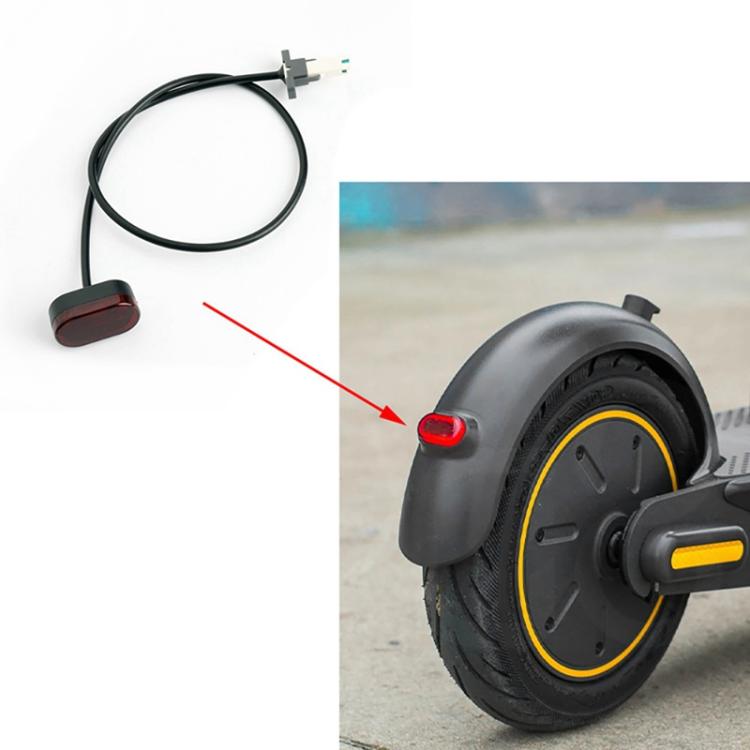 Rear Tail Light For Ninebot MAX G30 / G30D Electric Scooter LED Brake Light Replacement, Rear Tail Light