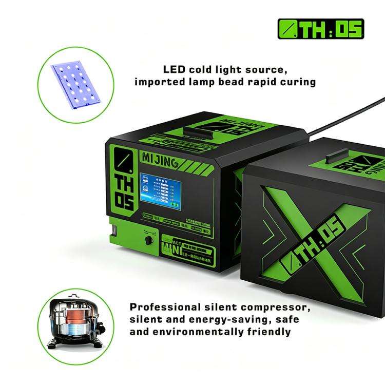 MIJING TH05 8 inch 5 in 1 Laminating / Defoaming / UV Curing All-in-One Machine, EU Plug, US Plug