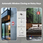 Compatible With ZigBee Tuya Smart Home Rain Sensor with App Remote Monitoring IPX4 Outdoor Light Sensor