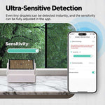 Compatible With ZigBee Tuya Smart Home Rain Sensor with App Remote Monitoring IPX4 Outdoor Light Sensor