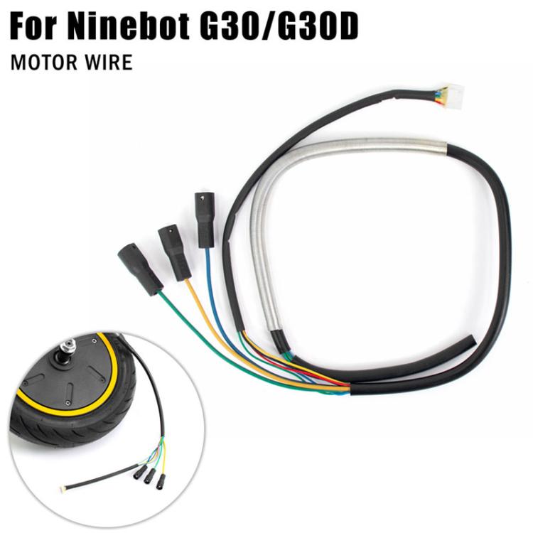 Electric Scooter Front Wheel Motor Connection Installation Cable for Ninebot Max G30 / G30D, Connection Cable