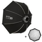 TRIOPO K3 Series Quick Setup Octagon Softbox with Detachable Bowens Mount, K3-55, K3-55 + Grid, K3-65, K3-65 + Grid, K3-90, K3-90 + Grid, K3-120, K3-120 + Grid