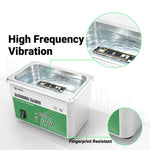 2UUL SS01 0.8L Ultrasonic Cleaner, EU Plug, EU Plug