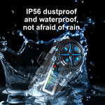 Q30 Pro LED Digital Display Motorcycle Helmet Wireless Walkie-Talkie Bluetooth Earphone, Hard Mic, Soft Mic, Hard + Soft Mic