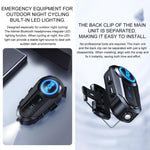 Y8 Intercom Helmet BT Headset For 2-person, 2-in-1 Mic, Soft Mic, Hard Mic