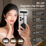 RK-14F Magnetic Clip Flexible Tube Phone Fill Light