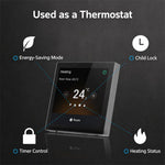 CCP-HT-GAC Tuya Smart Home Central Control Panel with Thermostat Function Compatible with ZigBee