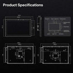 CCP-TY10 10 inch Touch Screen Tuya Smart Home Control Panel Compatible with ZigBee, EU Edition, US Edition