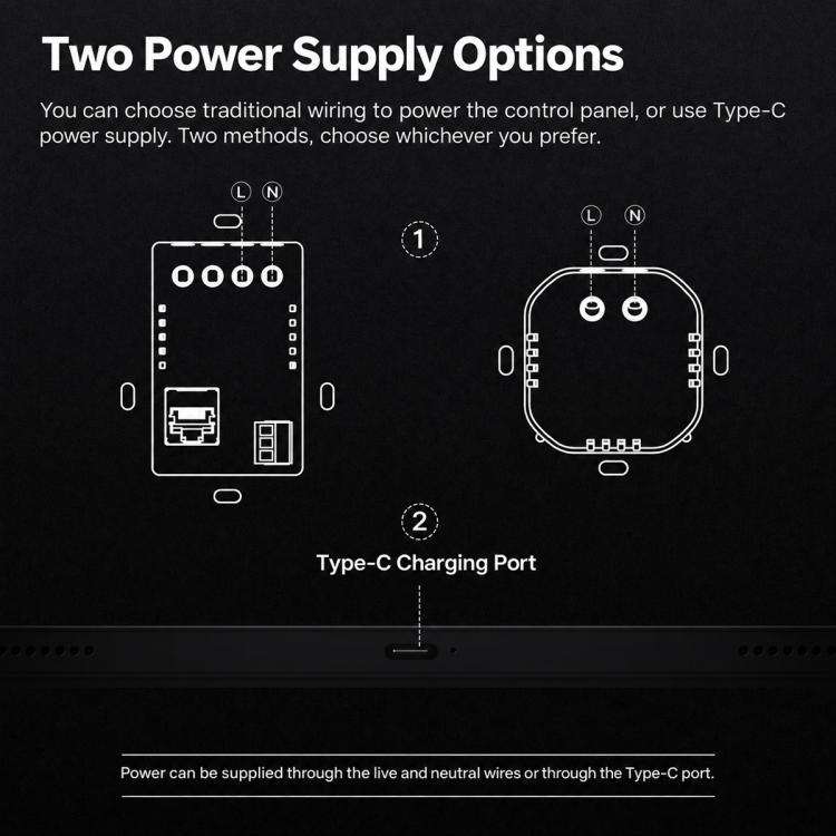 CCP-TY10 10 inch Touch Screen Tuya Smart Home Control Panel Compatible with ZigBee, EU Edition, US Edition
