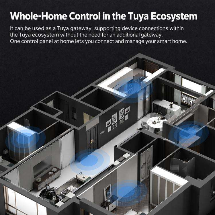 CCP-TY10 10 inch Touch Screen Tuya Smart Home Control Panel Compatible with ZigBee, EU Edition, US Edition