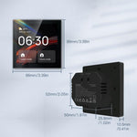 CCP-TY-EU-LN 4 inch Touch Screen Tuya Smart Voice Central Control Panel Compatible with ZigBee Gateway