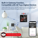 CCP-TY-EU-LN 4 inch Touch Screen Tuya Smart Voice Central Control Panel Compatible with ZigBee Gateway
