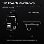 CCP-US-AVS Tuya Smart Home 5 inch Smart Central Control Panel Compatible with ZigBee Gateway