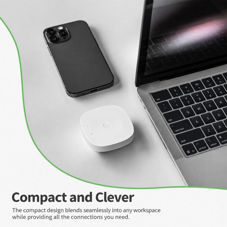 Tuya Smart Home Wireless Smart Gateway, Compatible with ZigBee, Compatible with ZigBee+Bluetooth