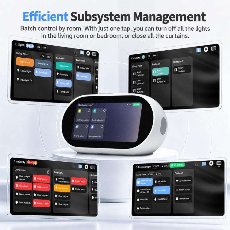 TPL05-T1 5 inch HD Display Tuya Smart Home AI Desktop Center Control Panel