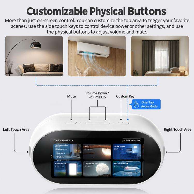 TPL05-T1 5 inch HD Display Tuya Smart Home AI Desktop Center Control Panel