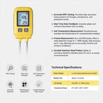 TSS-SGS09-SNPK 4-in-1 Soil Nitrogen Phosphorus Potassium and Temperature Dual-Probe Detector