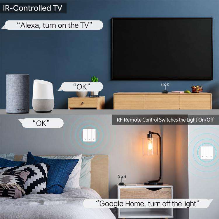 MOES UFO-R2-RF Tuya Smart Home WiFi Smart Remote IR and RF Controller