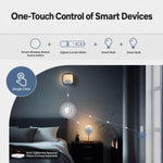 MOES ZT-S02-SR Smart Wireless Remote Control Press Button Scene Switch Compatible with ZigBee Gateway
