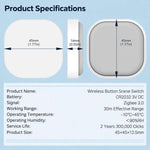 MOES ZT-SY-SR-C IP55 Waterproof Smart Wireless Button Scene Switch Compatible with ZigBee Gateway