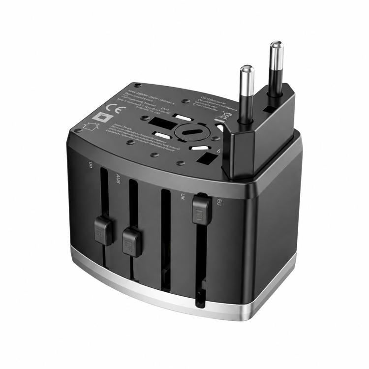 USB QC3.0 Universal Travel Adapter Portable Power Socket Charger