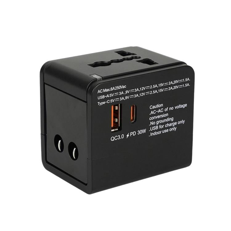 30W USB Multifunctional Power Socket Charger Fast Charging Travel Adapter