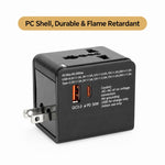 30W USB Multifunctional Power Socket Charger Fast Charging Travel Adapter