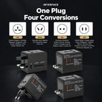 30W USB Multifunctional Power Socket Charger Fast Charging Travel Adapter