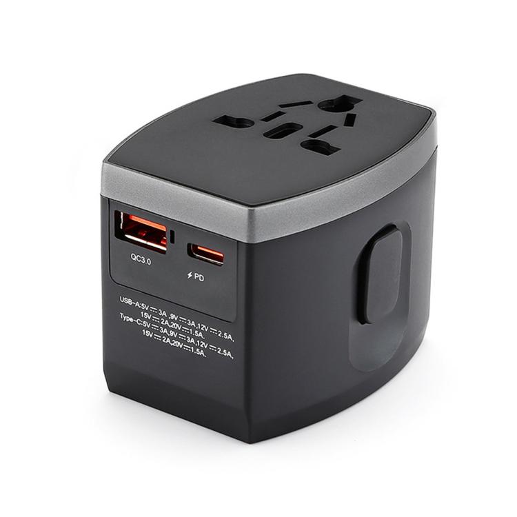 45W USB Multi-port Universal Travel Adapter Multifunctional PD Fast Charging Charger