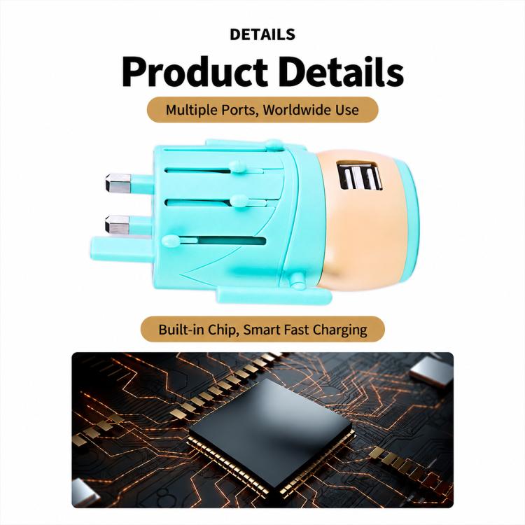 USB Universal Travel Adapter Worldwide Charger