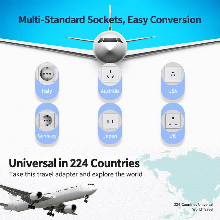 Universal Travel Adapter Socket Worldwide Charger