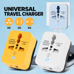 Multifunctional Universal Travel Adapter, EU Plug, US Plug, UK Plug