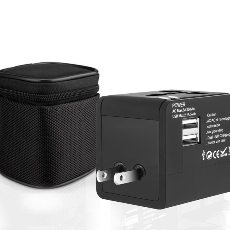Universal Travel Adapter High power Socket Worldwide Charger, Only Charger, Charger with Storage Bag