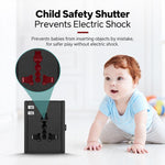 Universal Travel Adapter High power Socket Worldwide Charger, Only Charger, Charger with Storage Bag